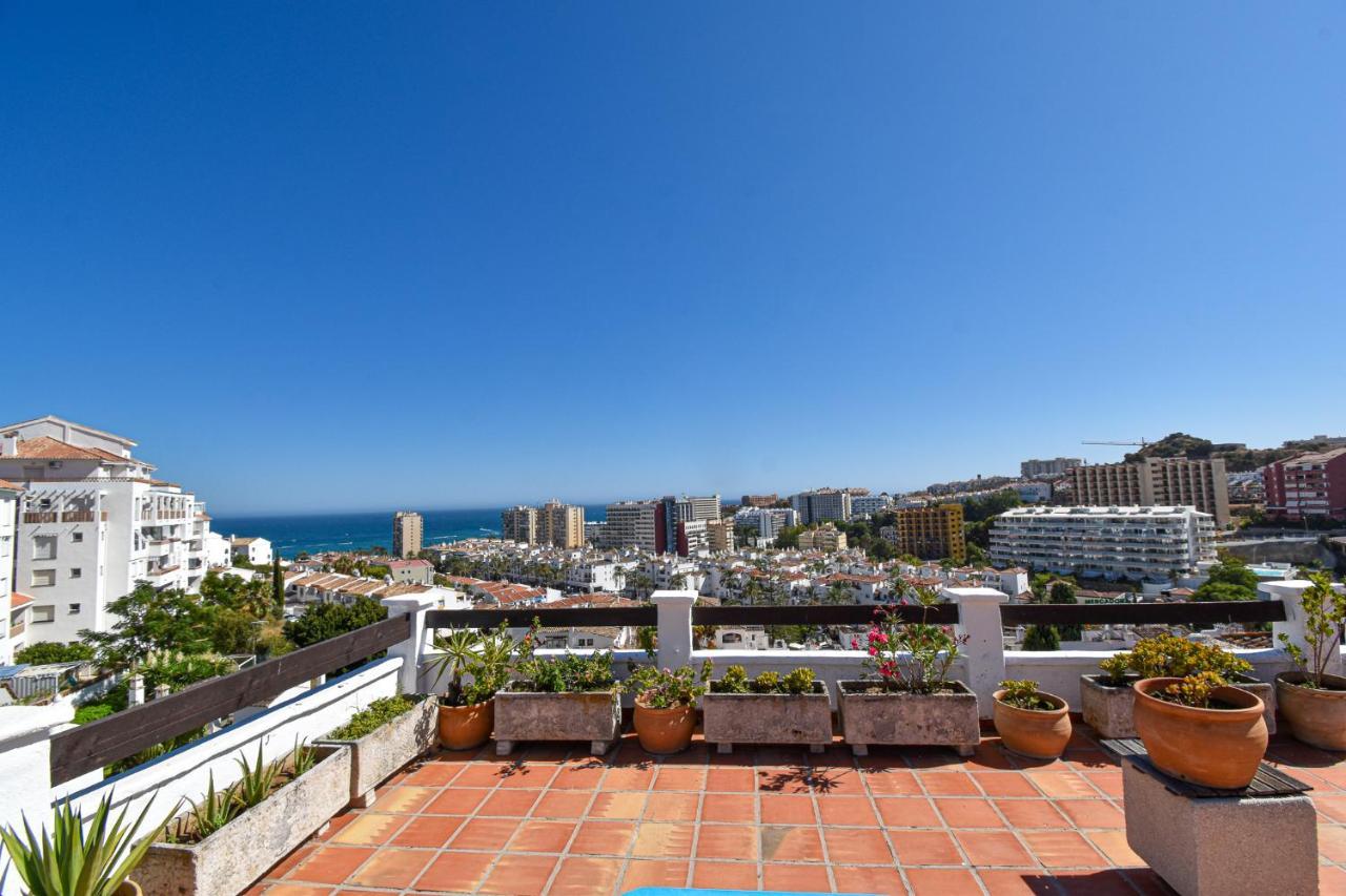 Apartamento Con Amplio Porche Y Bbq Benalmádena Kültér fotó